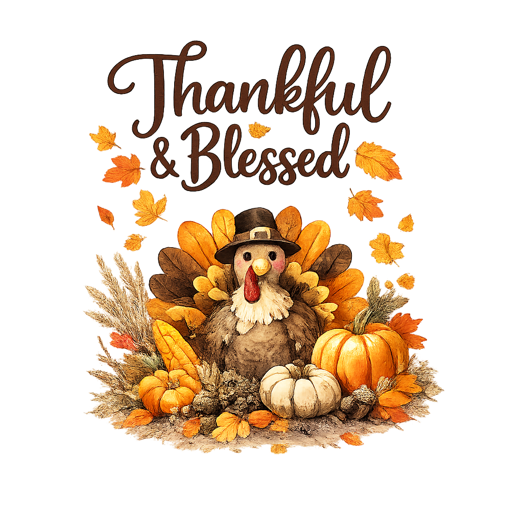 Thankful & Blessed TEE