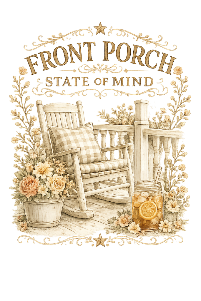 Front Porch State Of Mind Tee (Small)